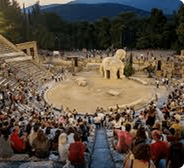 Museum café in Athens