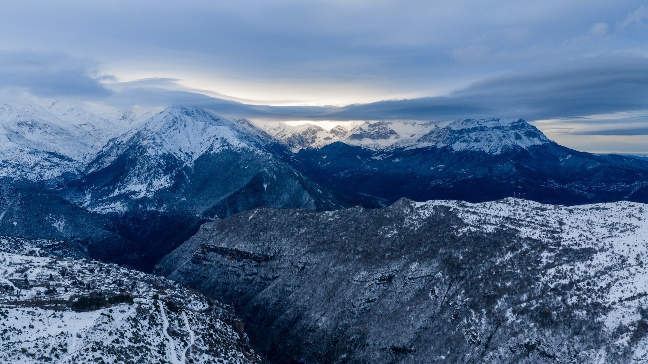 The Tzoumerka Μountain chain