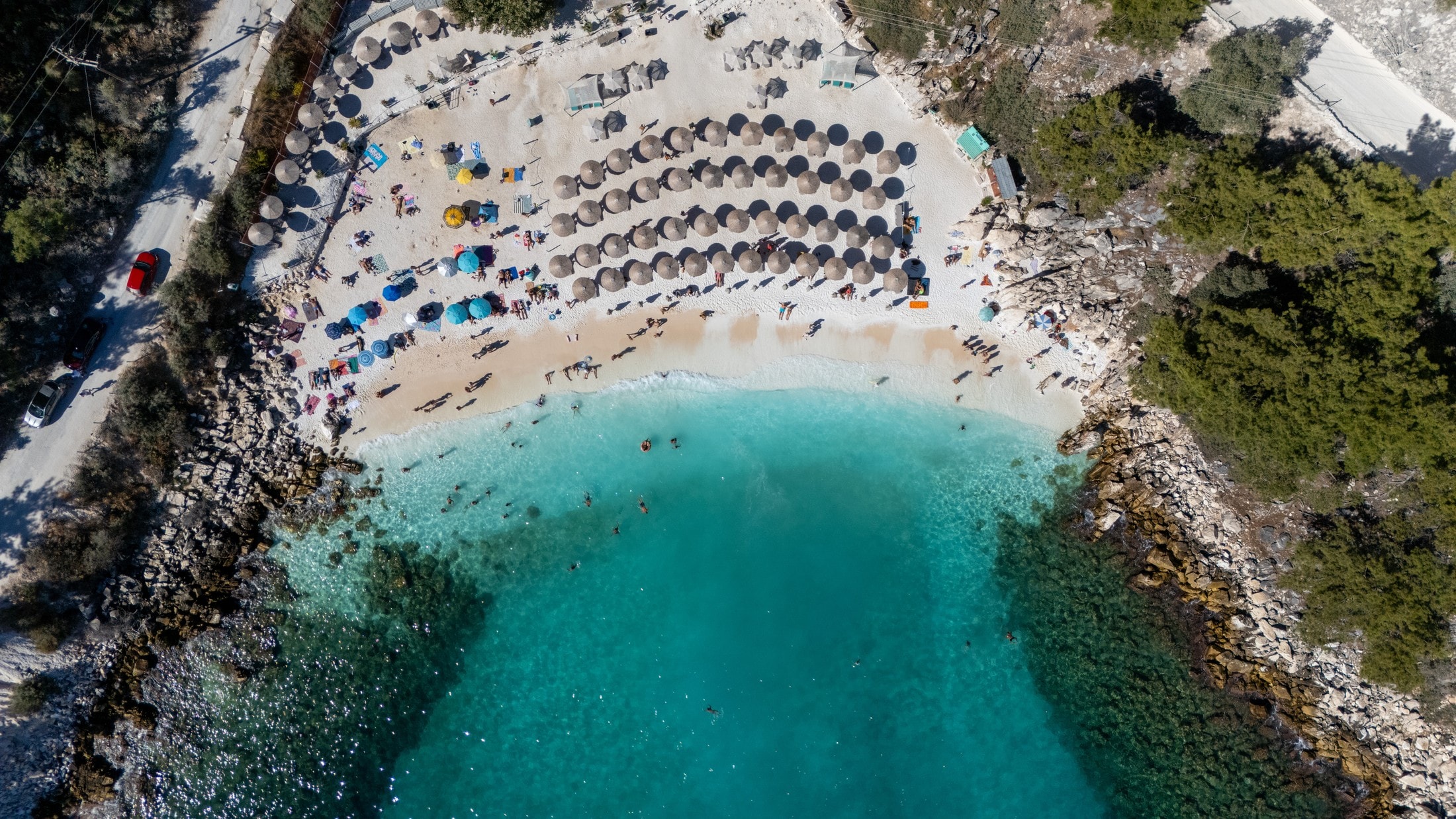 Beaches on Thasos Island