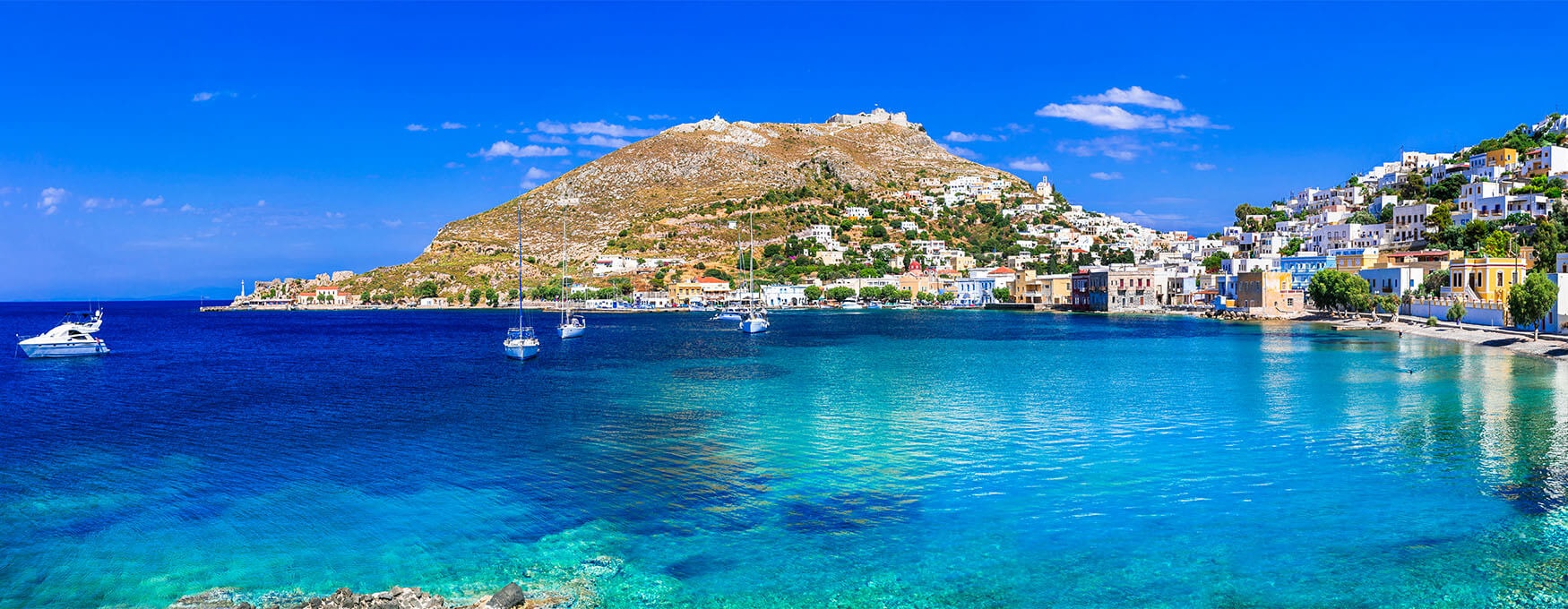 Diving in the crystal-clear waters of Leros