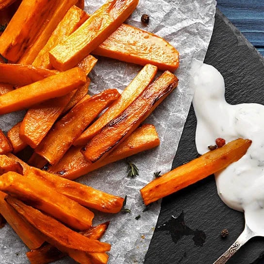 Sweet Potatoes with coriander