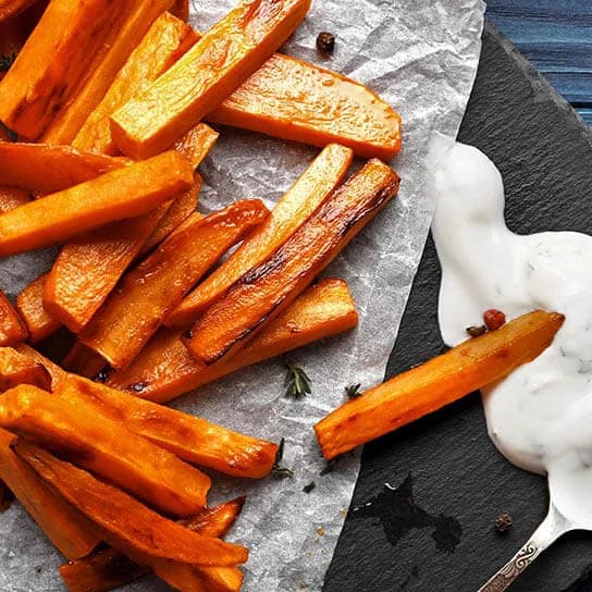 Sweet Potatoes with coriander